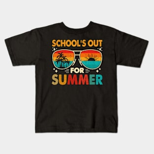 Schools Out For Summer Last Day Of School Teacher Kids T-Shirt